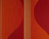 5036-19 Reflections Tapete in metallics, orange, rot von Livingwalls (AS-Creation) als Strukturprofil, retro,tropfen