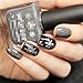NICOLE DIARY Xmas Christmas Snowflake Holographic Nail Foils Nail Art Transfer Sticker Paper