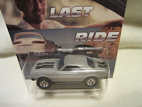 Hot Wheels CUSTOM '68 COPO CAMARO 2015 Fast &amp; Furious Paul Walker Tribute Real Riders Rubber Wheels Code-3 Collectible Die Cast Model Car 1:64 Scale Limited Edition #10 of 25 Made!!!