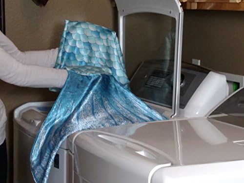 Cozy Tails Blue Mermaid Tail Blanket/ Bag with Scales