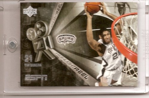 Cheap 2005 /06 Upper Deck ESPN Tim Duncan "Highlight Reel" Basketball Card - Mint Condition- Shipped In Protective Screwdown Case !