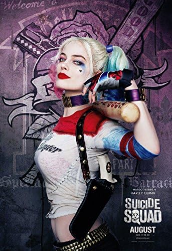 Halloween Daily 1522 Suicide Squad 2016 Movie Harley Quinn Margot Robbie 24x36" Art Silk Poster