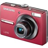 Samsung L210 10.1MP Digital Camera with 3x Optical Image Stabilized Zoom (Red)