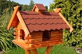 Eigenschaften Deko-Shop-Hannusch  / Vogelhaus Vogelhäuschen mit Bitumdach Blockhütte