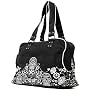 Loungefly Day of the Dead Sugar Skull Embroidered Light Black and Silver Purse