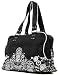 Loungefly Day of the Dead Skull Embroidered Black and Silver Purse