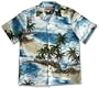 Ocean Sky Men's Hawaiian Aloha Shirt in Turquoise