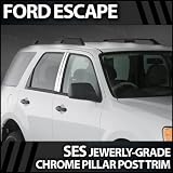 2008-2012 Ford Escape 4pc SES Chrome Pillar Trim Covers