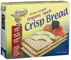 Shibolim Whole Spelt Stone Ground Organic Crisp Bread, 8-Ounce Boxes (Pack of 6)