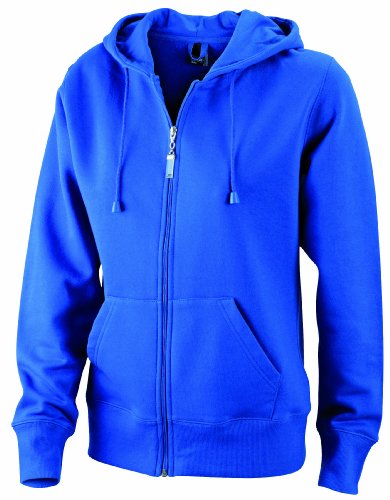 James & Nicholson Damen Sweatjacke Hooded, royal, S, JN053 ry Preisvergleich