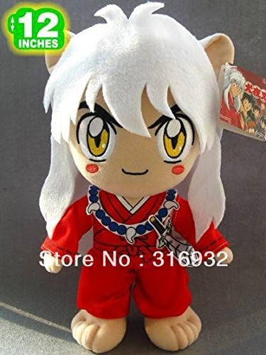 J1 Japanese anime inuyasha figure 30cm Inuyasha Plush toy Doll , 1pc