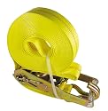 Keeper 04630 2" x 30'  Ratcheting Tie-Down, 3.333 lbs Working Load Limit, J Hook