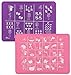 Brinware Placemat Set - ABC & 123 - Pink/Purple