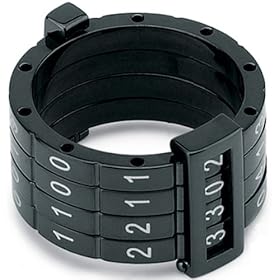 【クリックでお店のこの商品のページへ】[スウォッチ ビジュ]swatch bijoux ファッションリング SECRET CODE RING BLACK， SIZE6 日本サイズ11号 JRB003-6 [正規輸入品]