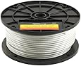 Forney 70452 Wire Rope, Vinyl Coated Aircraft Cable, 250-Feet-by-1/8-Inch thru 3/16-Inch