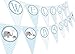 Little Elephant BLUE Baby Shower Banner Pennant