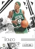 2009 /10 Leaf Rookies & Stars Basketball Card # 6 Rajon Rondo Boston Celtics Mint Condition- Shipped In Protective ScrewDown Display Case!