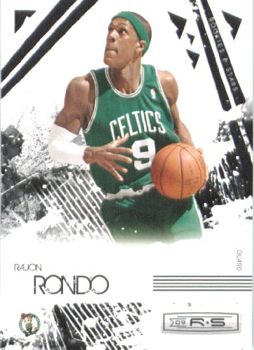 2009 /10 Leaf Rookies & Stars Basketball Card # 6 Rajon Rondo Boston Celtics Mint Condition- Shipped In Protective ScrewDown Display Case!