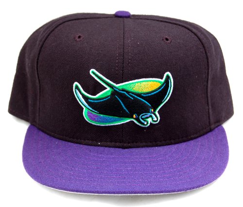 MLB New Era Diamond Collection Tampa Bay Rays Fitted Baseball Hat Cap, 7 1/4