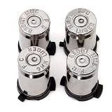 Xbox 360 Replacement Nickel Bullet Controller ABXY 9mm Buttons - 360 Bullet Mods Hand Made for ConsolesandGadgets