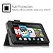 Fintie Folio Case for Fire HD 6 - Slim Fit Vegan Leather Standing Protective Cover with Auto Sleep/Wake Feature (will only fit Amazon Kindle Fire HD 6, 6-Inch HD Display Tablet 2014 Release), Black