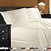 Clara Clark Bed Sheets, Premier 1800 Series 4 Piece Bed Sheet Set, Deep Pocket, Wrinkle, Fade, Stain Resistant, Luxury Soft Bedding Sheets & Pillowcases, Queen, Beige Cream