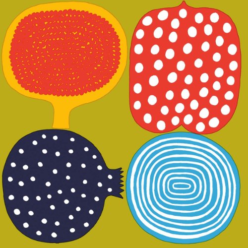 Ideal Home Range 20 Count Boston International 3-Ply Paper Lunch Napkins, Marimekko Kompotti