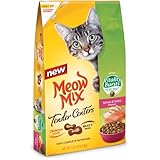 Meow Mix Tender Centers Salmon & Turkey Flavors with Vitality Bursts Dry Cat Food, 13.5-Pound