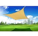 16.5' Square Outdoor Patio Sun Shade Sail Canopy - Sand