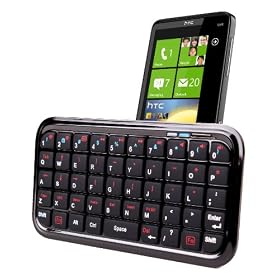Petit Clavier Sans Fil pour les T�l�phones Mobiles HTC y compris HD7 et Desire HD