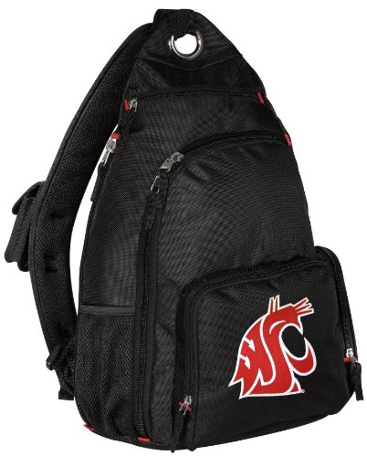 Washington State University Messenger Bags WSU Cougars School Bag or Briefcase Laptop Bags - Best Unique GIFT IDEA for Men Man Ladies Him Her Students Alumni Women or a Child