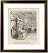 Dutch Printing House, Typesetting and Printing Collections Framed Art Poster Print by Jan Van Der Velde, 25x29