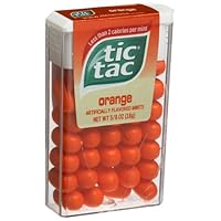 Tic Tac Orange Mints, 0.625-Ounce-Dispensers (Pack of 48)