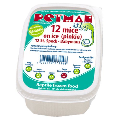 Petman Mice on ice - speck / pinkie 2x 100 St. 
