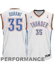 From Amazon.com. Click for details:
 NBA Oklahoma City Thunder Kevin Durant Youth 8-20 Replica Home Jersey, X-Large, White NBA Oklahoma City Thunder Kevin Durant Youth 8-20 Replica Home Jersey, X-Large, White