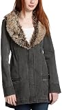Roxy Junior's Glam Slam Long Jacket With Faux Fur Collar