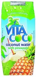 Vita Coco Coconut Water with Pineapple, 11.1-Ounce Tetra Paks (Pack of 12)