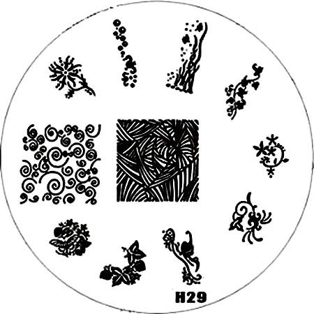 Stamping Schablone H29 im Preisvergleich 