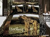 Arya Giraffe Duvet Cover Bed in Bag Full Queen Bedding Gift Set AR226Q