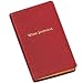 Pocket Wine Journal, Genuine Leather, Tabbed, 5 Inch, Garnet