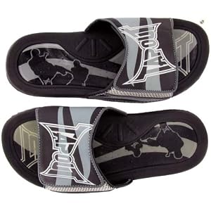 Buy TAPOUT Warrior Mens UFC MMA Ultimate Fighting Casual Velcro Sandals Slides Shoes Slip-Ons...