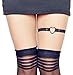 Efashionmx Heart Studded Stretch Leg Garter Harness Belt