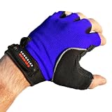 Tenn Fingerless Cycling Gloves/Mitts - Blue/Black S (Mens)