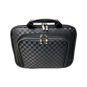 CaseCrown Premium Memory Foam Pouch Case with Front Pocket (Checkered) for ASUS Eee PC 1000HA 10-Inch Netbook