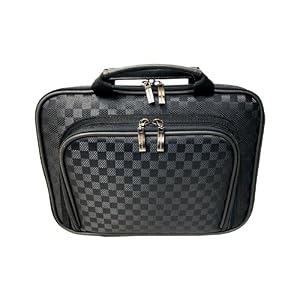ASUS Eee PC 1000HA 10-Inch Netbook Premium Memory Foam Pouch Case with Front Pocket - Check Style