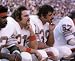 MERCURY MORRIS-JIM KIICK-LARRY CSONKA MIAMI DOLPHINS 8X10 SPORTS ACTION PHOTO (A)