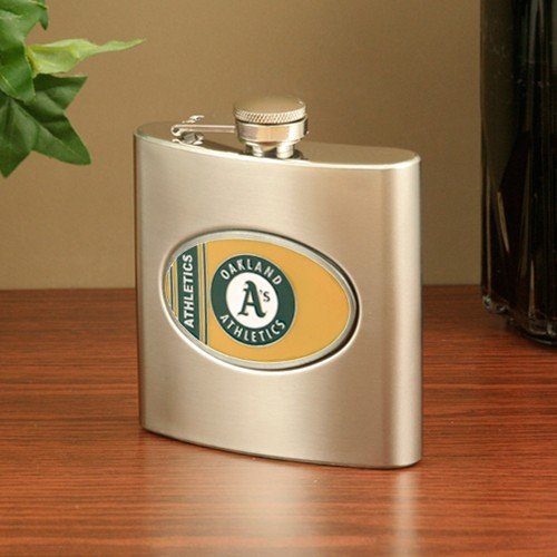 Oakland Athletics Stainless Steel Flask