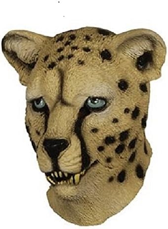 Latex Full Head Leopard Cheetah Mask