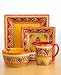 Tabletops Unlimited Dinnerware, Tangier Square 16 Piece Set
