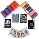 Set Of 200 Hot Stamped 8G Chips And 4 Decks Of Cards